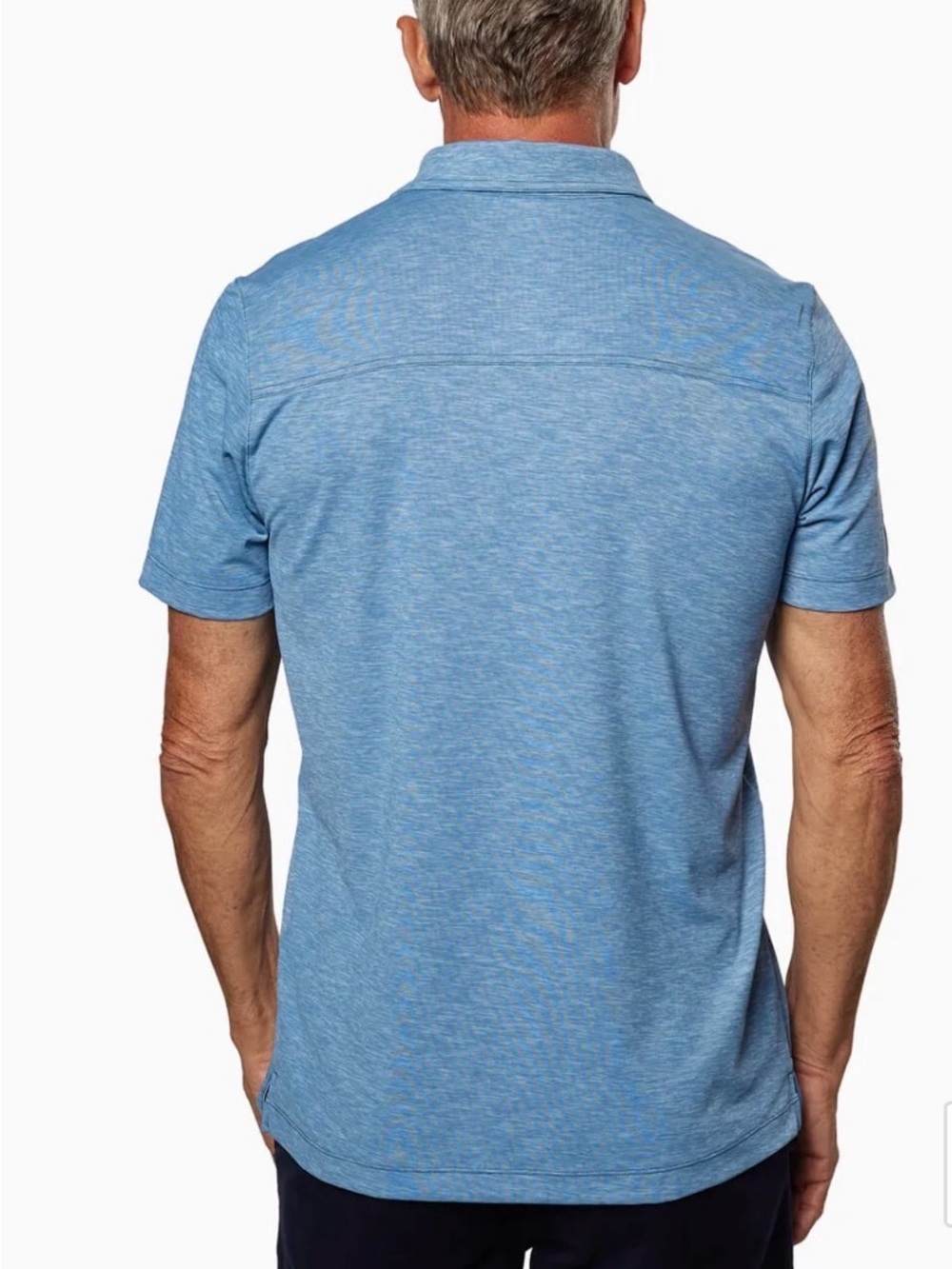 Toes on the nose Men’s Lido Performance Polo Shirt Lido Ocean UPF 50+ Casual - Picture 3 of 10